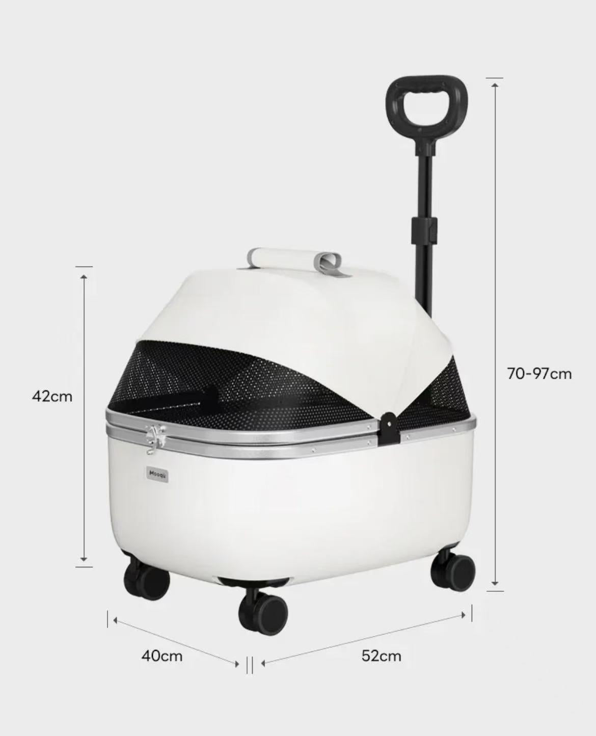"Luxury Outdoor Pet Stroller Kit | Openable Soft Top | First Class Travel for Your Cat"